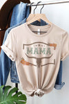 LONGHORN FLORAL MAMA GRAPHIC TEE
