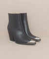 Zion Bootie with Etched Metal Toe