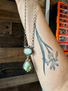 Palomino turquoise necklace lariat