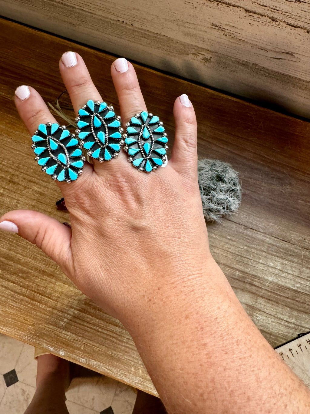 Ring - pick your size turquoise ring and sterling silver