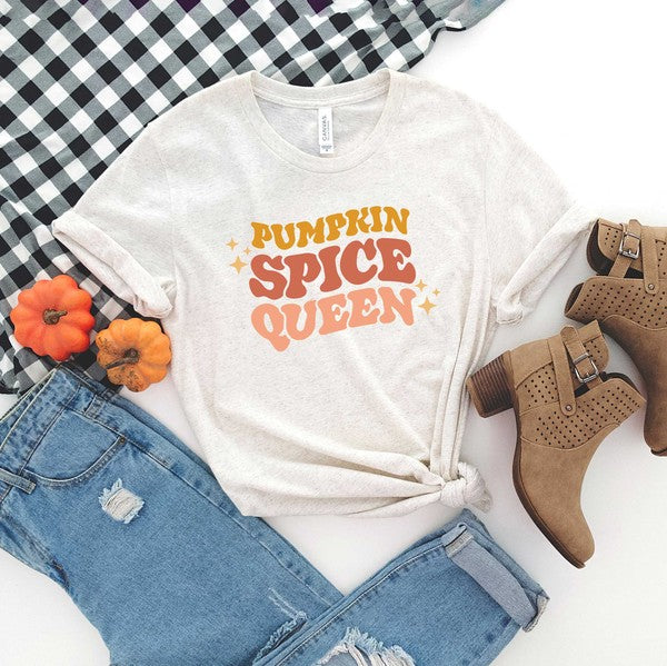 Pumpkin Spice Queen Short Sleeve Graphic Tee