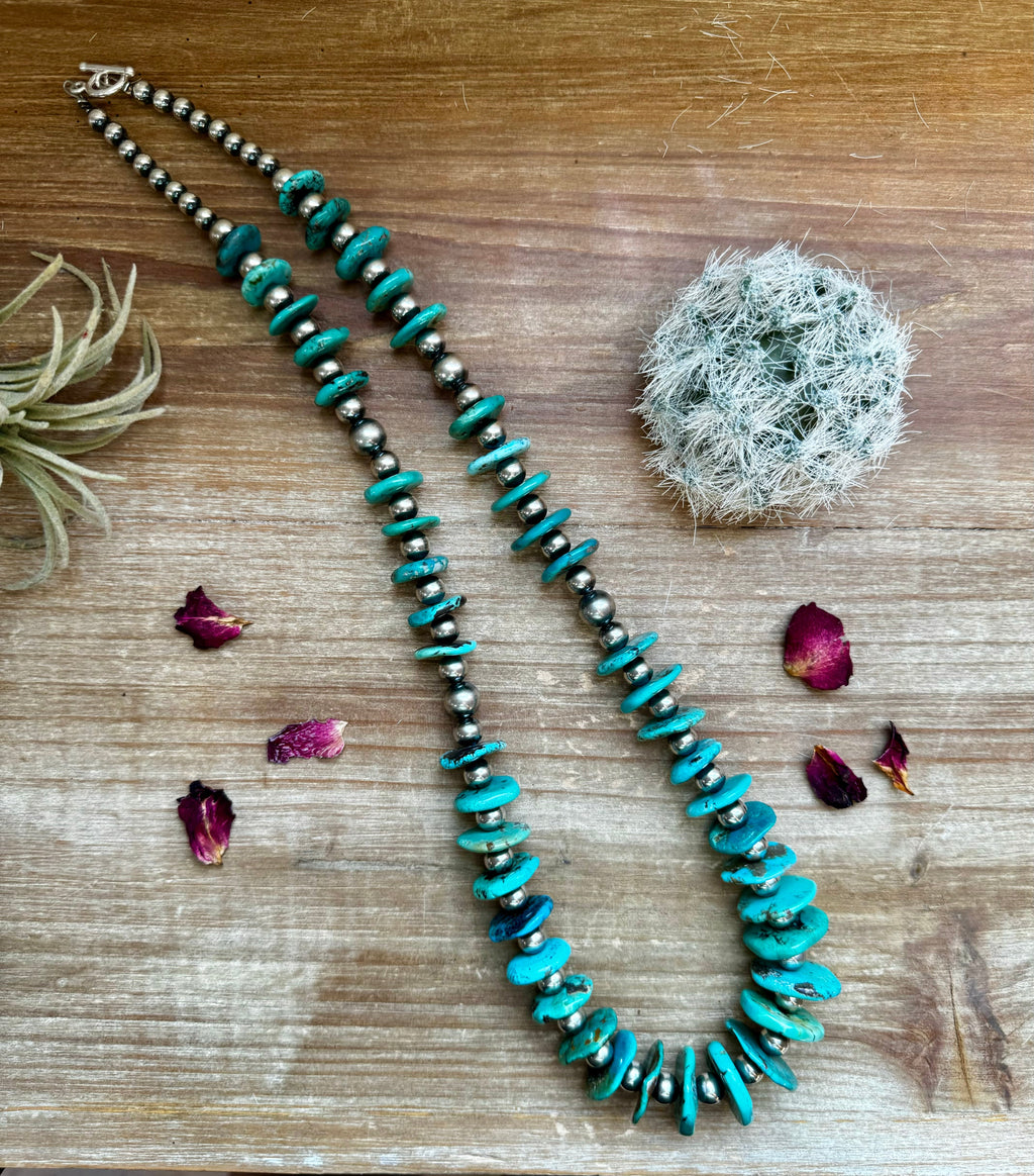 26 inch - NFR collection - sterling silver and turquoise