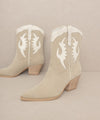 OASIS SOCIETY Houston - Layered Panel Cowboy Boots