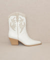 OASIS SOCIETY Houston - Layered Panel Cowboy Boots