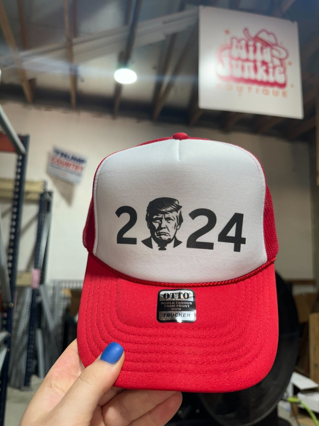 2024 Trump Trucker HatMultiOS