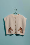 The Pony Sleeveless Cardigan