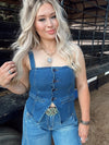 The Lenny Denim Top