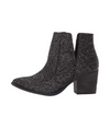 Fiera Glitter Booties in Black