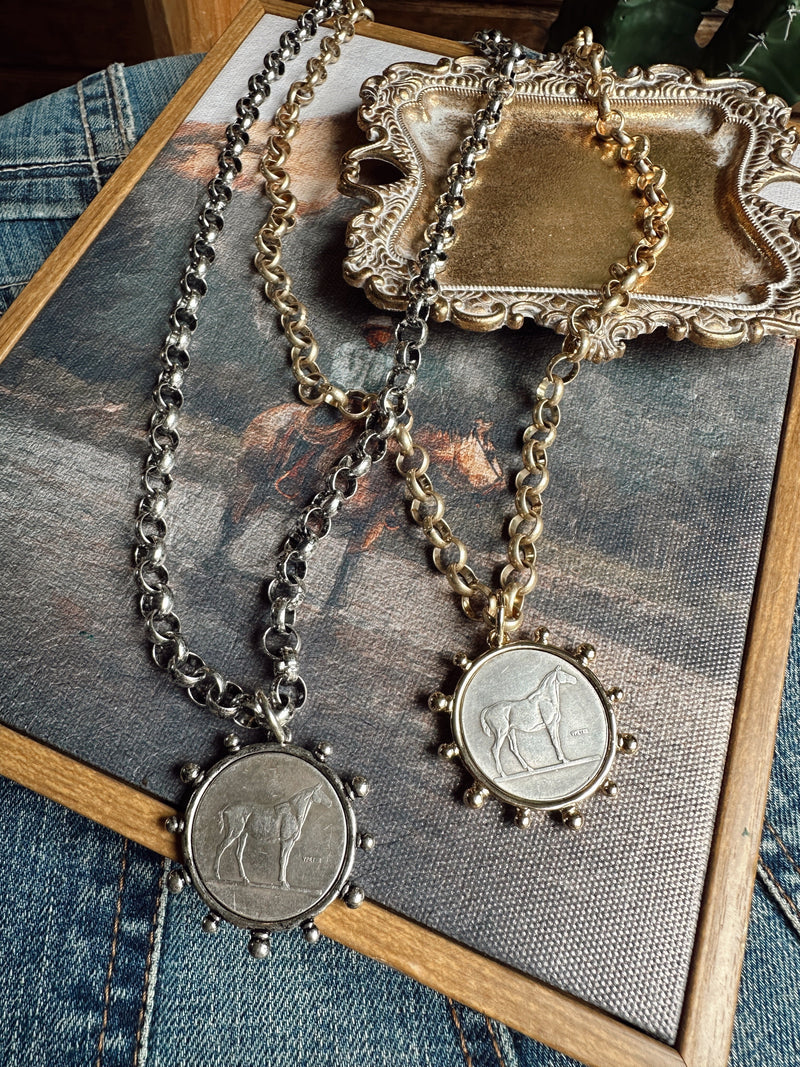 The Pony Necklace - 2 Options