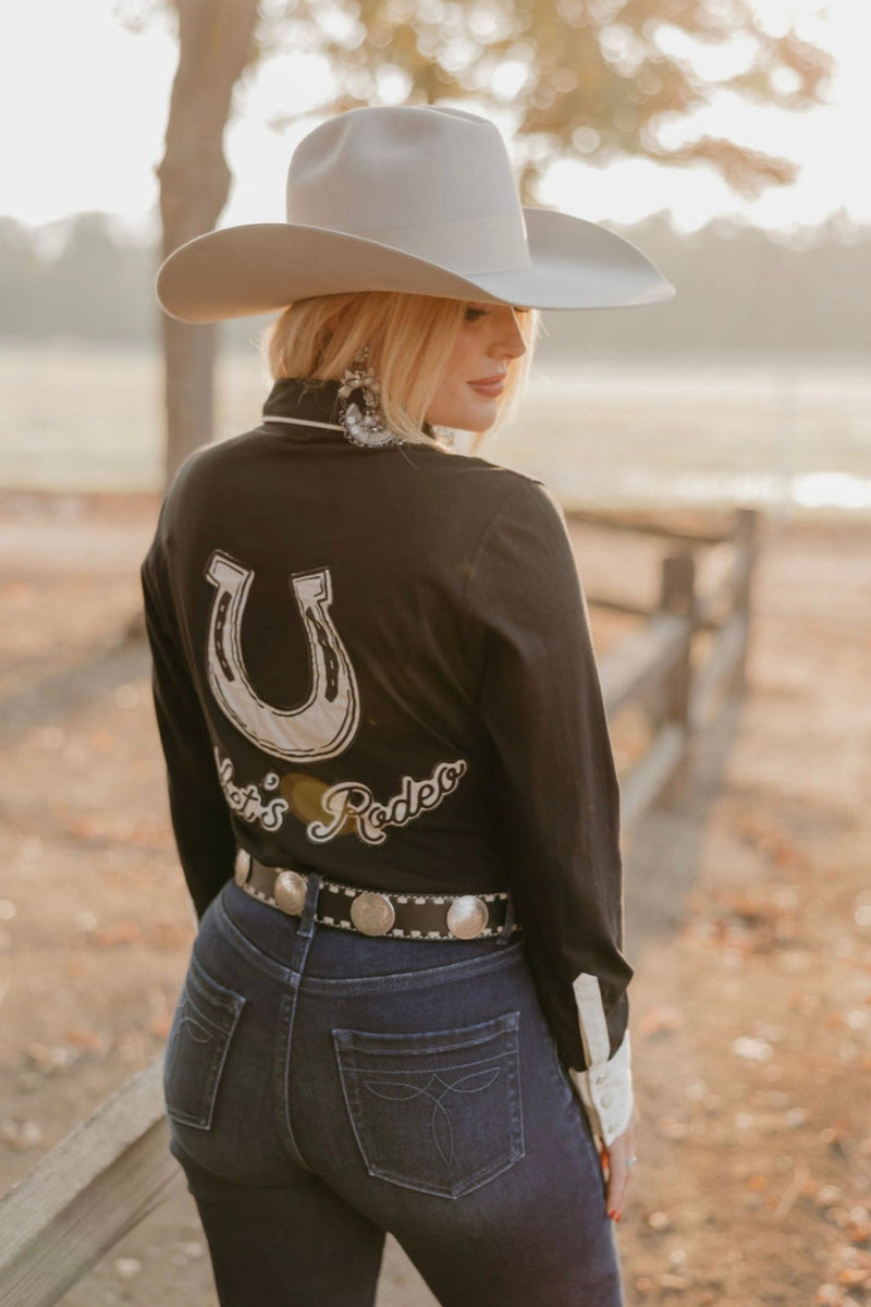 Let's Rodeo Button Up