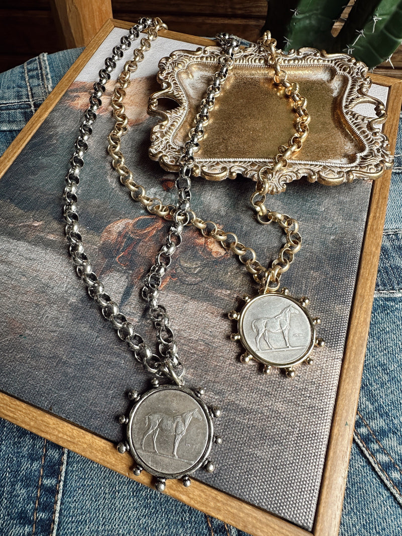 The Pony Necklace - 2 Options