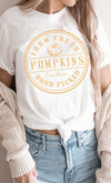 Farm Fresh Pumpkins Circle Graphic Tee