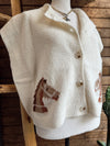 The Pony Sleeveless Cardigan