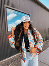The Cowboy Hat Quilted Jacket - large