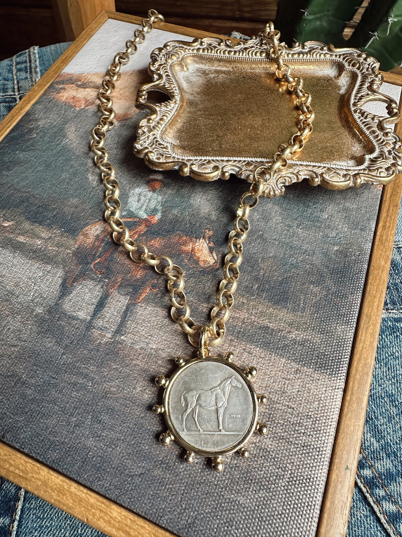 The Pony Necklace - 2 Options