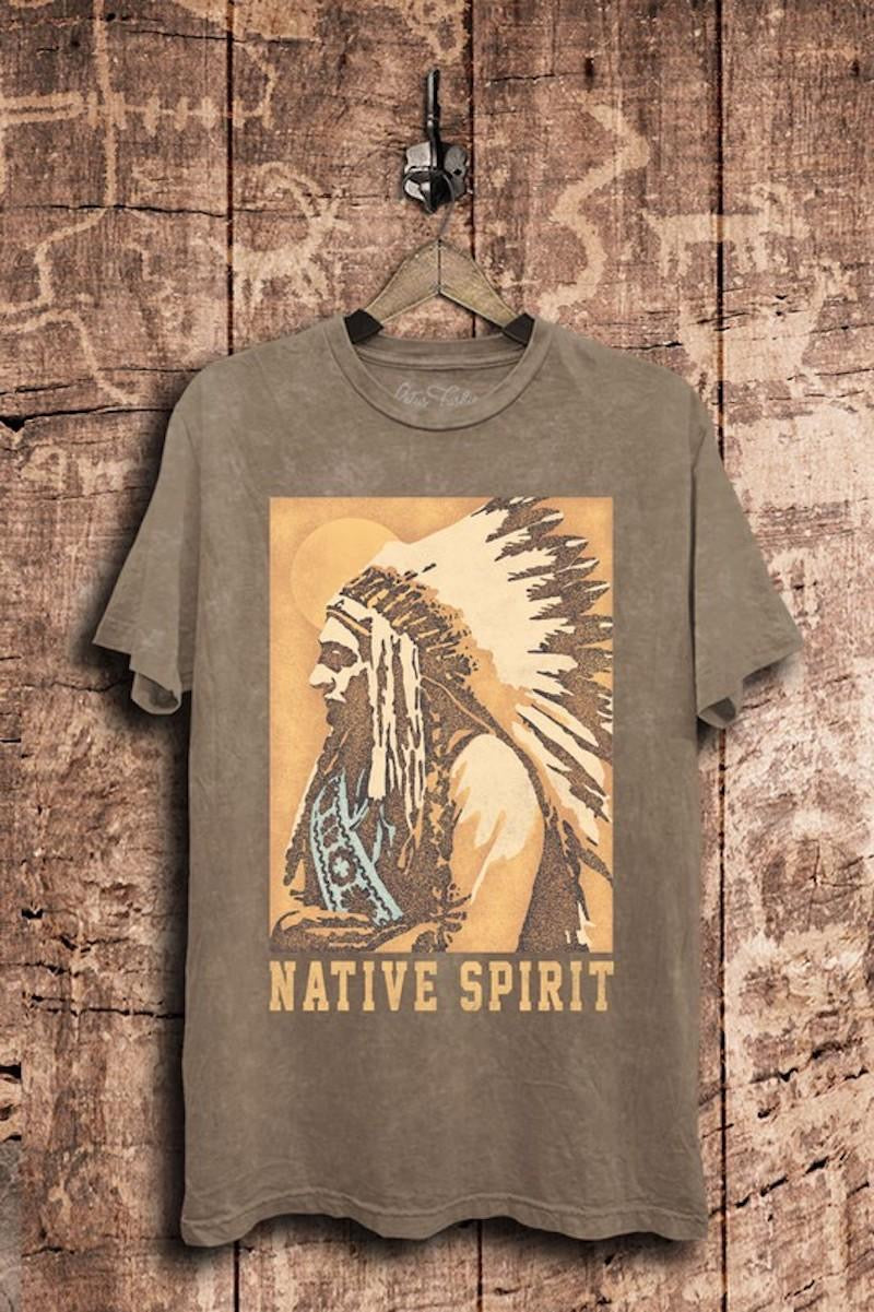 Native Spirit Tee - Mocha