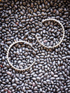 June Stud Bubble Hoop Fashion Earring - Silver