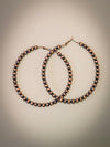 Rue Hoop Fashion Earrings - Copper