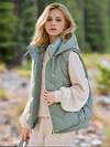 Puffer vest with Hoodie 