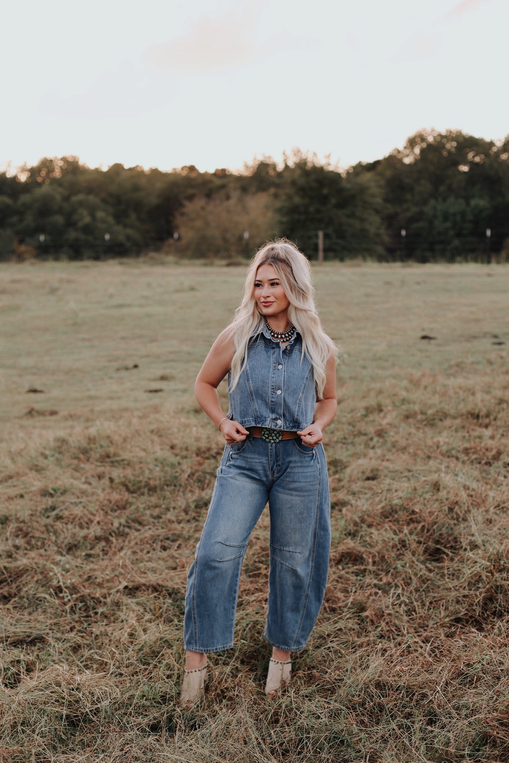The Sway Denim Vest