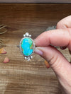 Ring- size 9 - Sonoran Gold Turquoise & Sterling Silver