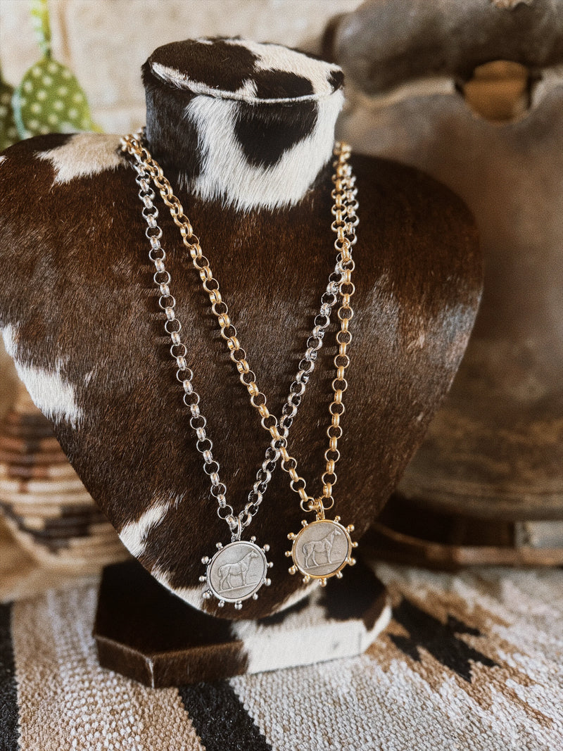 The Pony Necklace - 2 Options