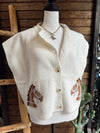The Pony Sleeveless Cardigan