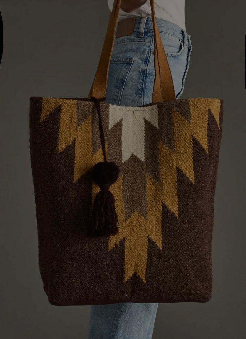 Brown, Camel, and Tan Tote
