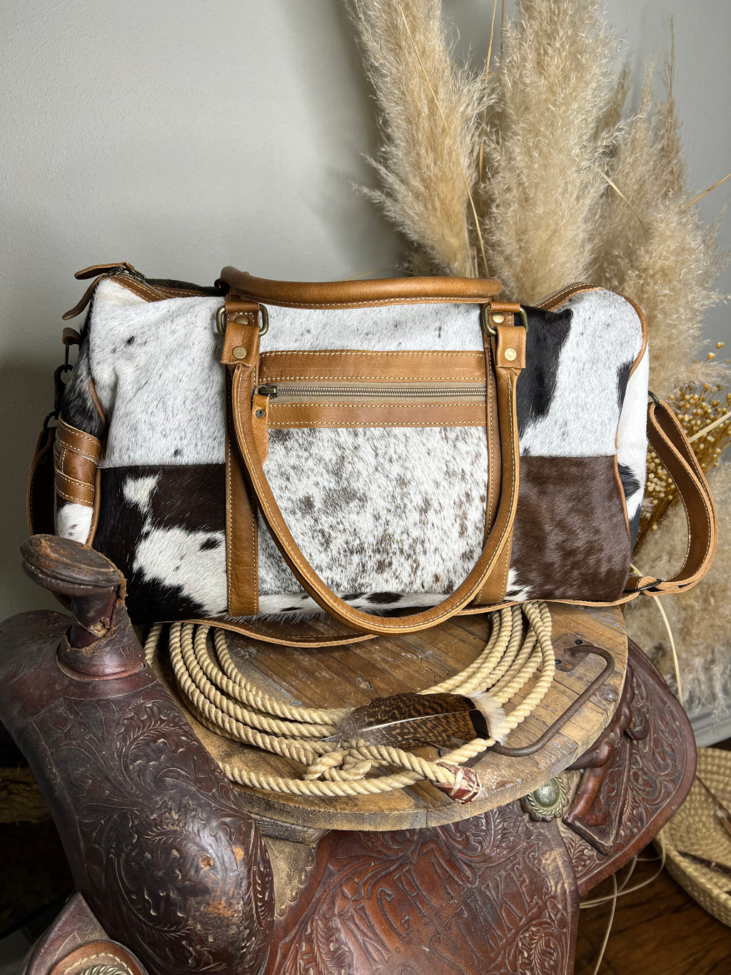 Weekend Cowhide Duffel 2