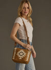 Copper, Cream and Green Crossbody