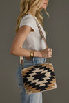 Cream, Black and Tan Crossbody