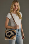 Cream, Black and Tan Crossbody