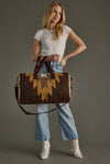 Brown, Camel, and Tan Duffel Bag