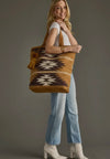 Camel, Brown and Cream Tote