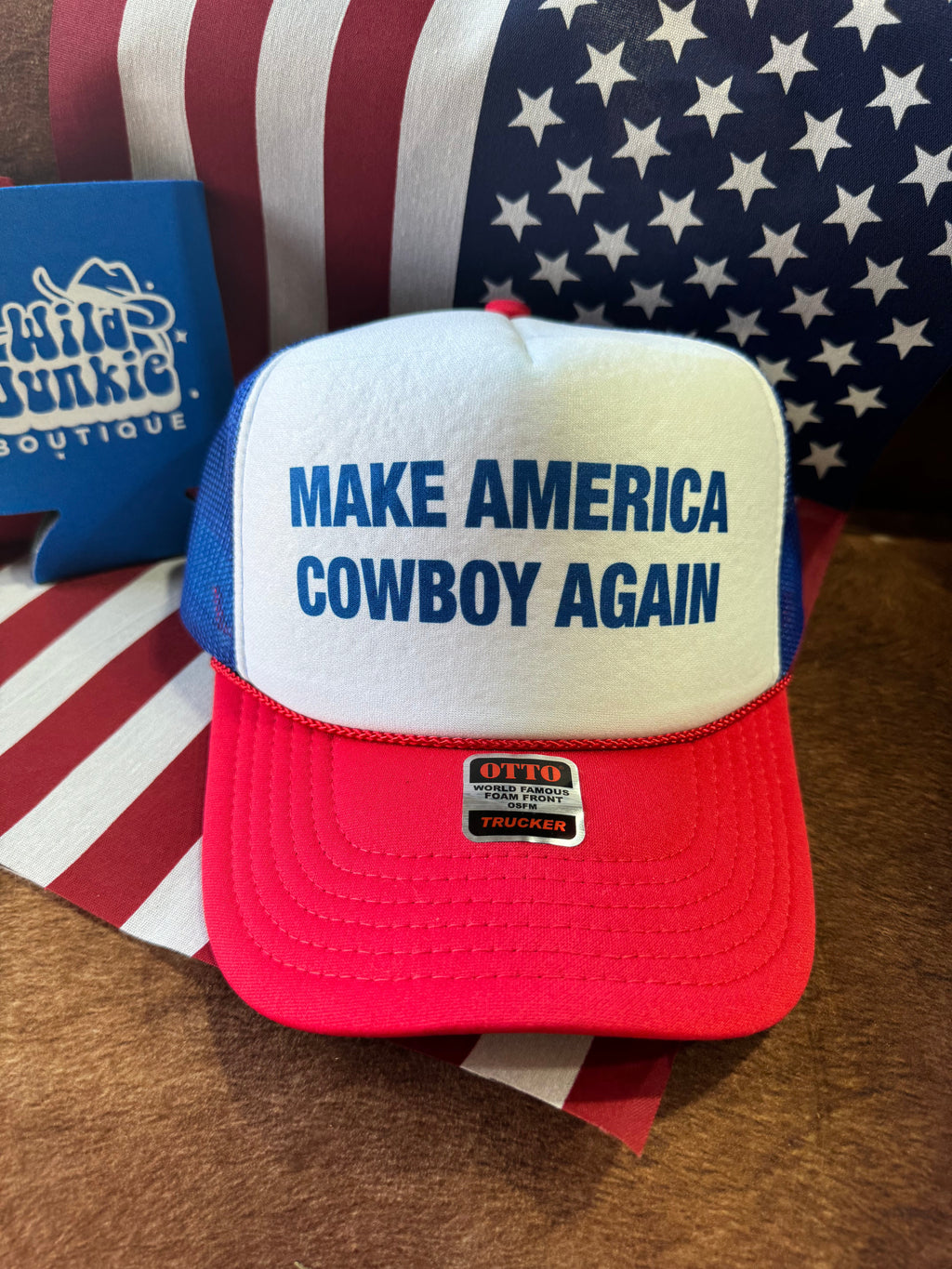 Make America Cowboy Again Trucker Hat