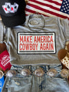 Make America Cowboy Again Banner Graphic Tee