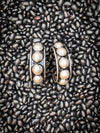 Austin Bubble Stud Hoop Fashion Earring - Silver