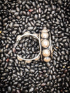 Austin Bubble Stud Hoop Fashion Earring - Silver