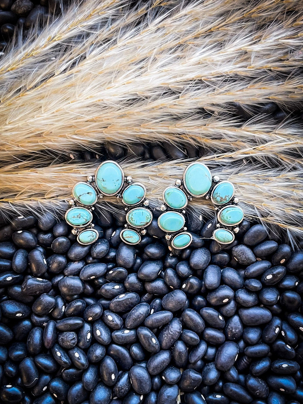 Arabella Stud Fashion Earring - Turquoise