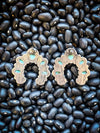 Arabella Stud Fashion Earring - Turquoise