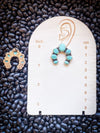 Arabella Stud Fashion Earring - Turquoise