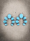 Arabella Stud Fashion Earring - Turquoise