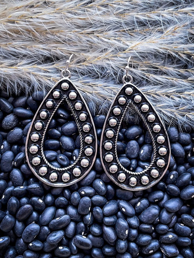 Amarillo Metal Bubble Fashion Earrings - Silver