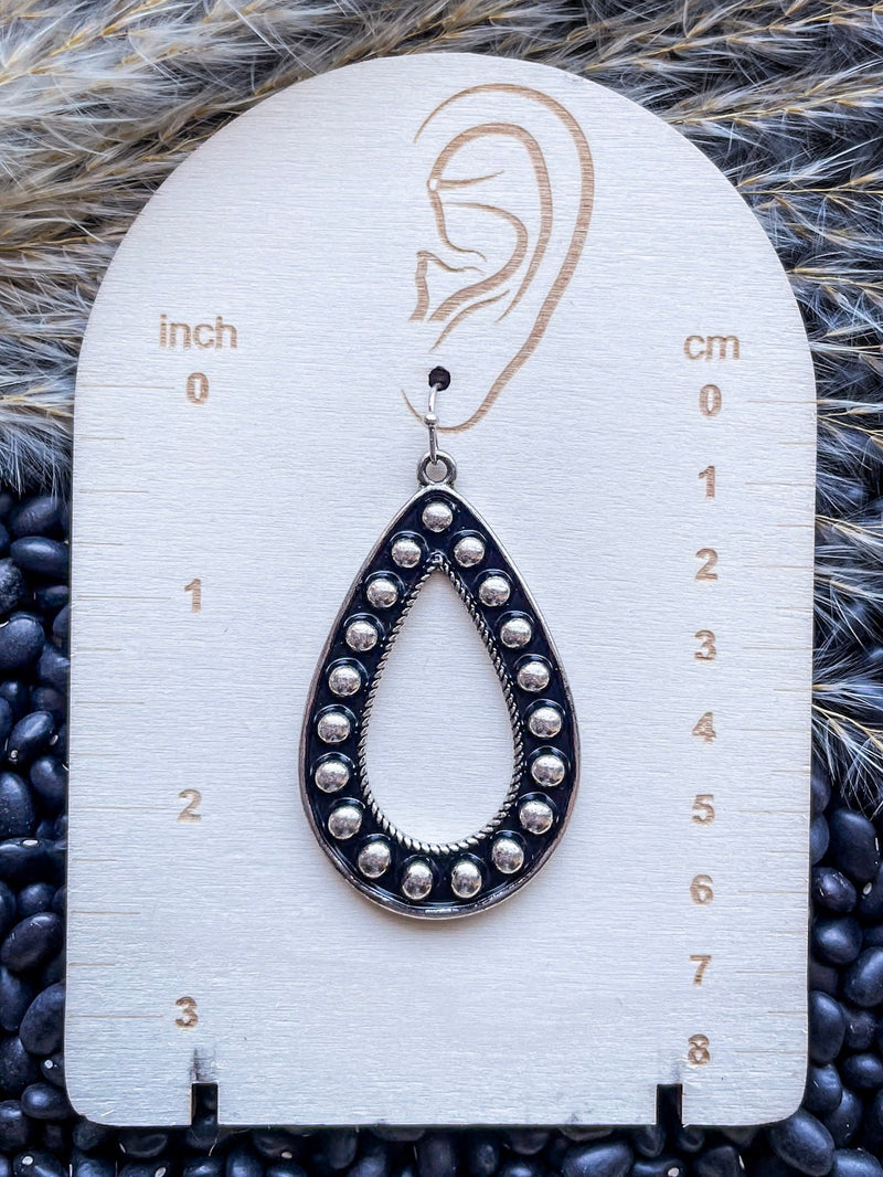 Amarillo Metal Bubble Fashion Earrings - Silver