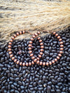 Darcy Navajo Style Pearl Fashion Hoop Earrings