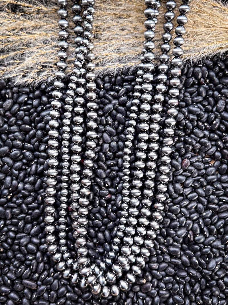 Polly Navajo Style Pearl Layer Fashion Necklace