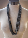 Polly Navajo Style Pearl Layer Fashion Necklace