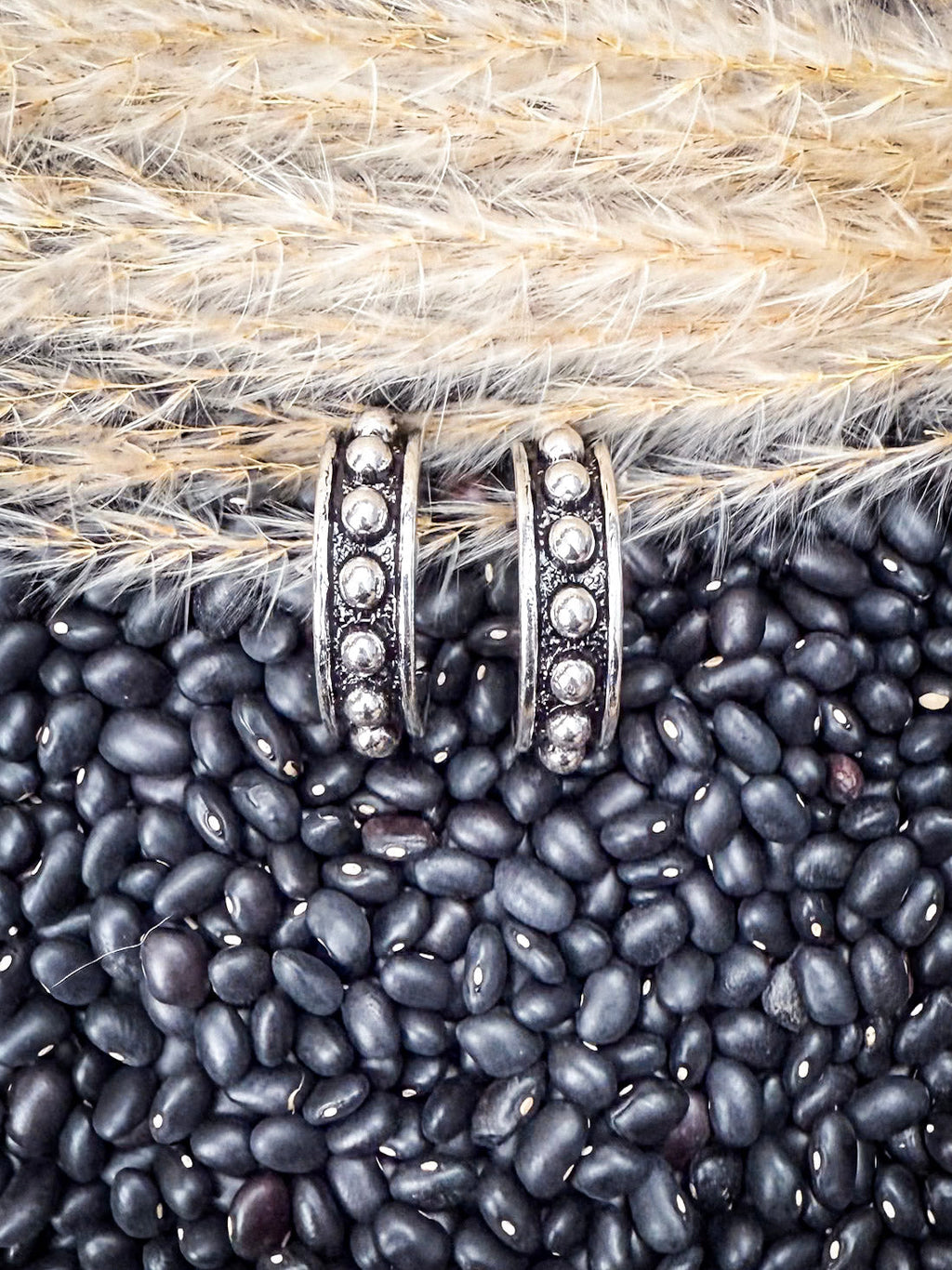 Waco Western Bubble Fashion Hoop Earrings