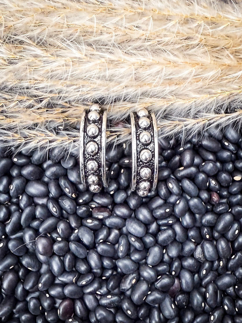 Waco Western Bubble Fashion Hoop Earrings