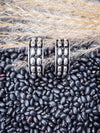 Abilene Metal Bubble Fashion Stud Hoop Earrings